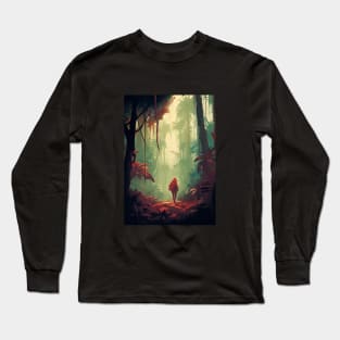 Explore - Jungle Retro Travel Long Sleeve T-Shirt